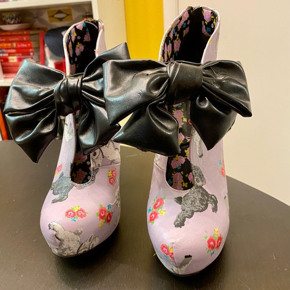 Iron Fist S&M Lamb Platform Booties - Picture 4 of 5